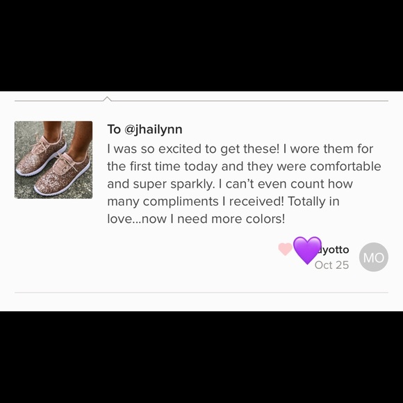 2x HP💫 ROSE GOLD Sparkle/Glitter Sneakers FIRM - Picture 5 of 8